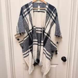 Forever 21 Poncho Cape Wrap One Size NWT